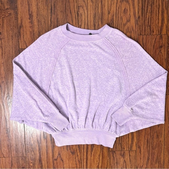 Out From Under Urban Outfitters Purple Lavender Batwing Slouchy Boho Top XS - Picture 10 of 14